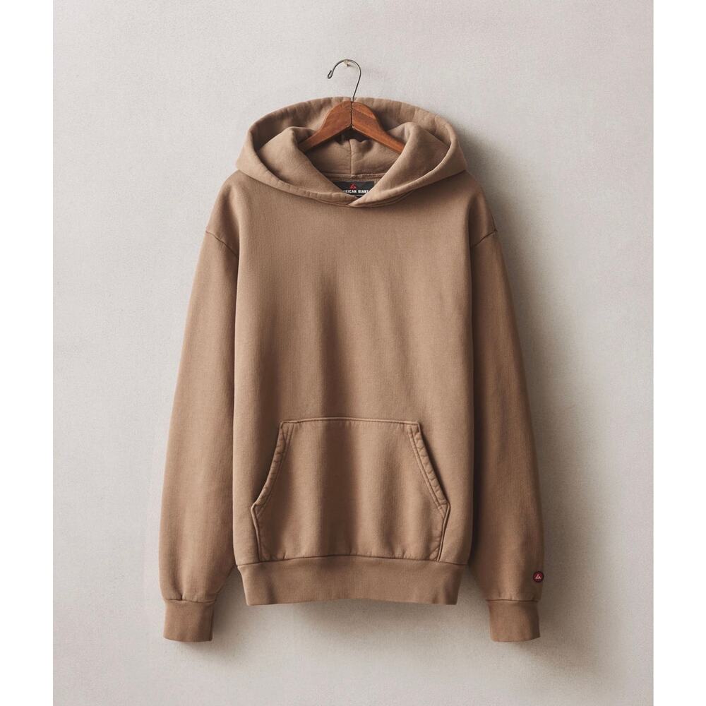 NWOT American Giant Unisex American Vintage Pullover Tiramisu Brown Size Large